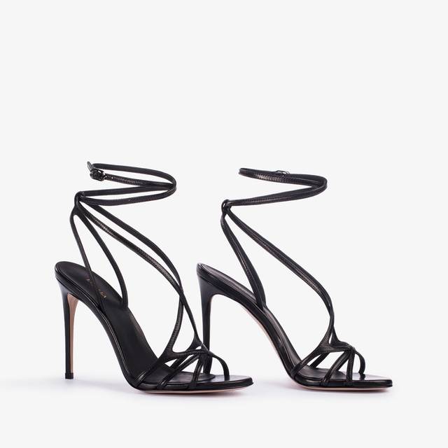 Le Silla Sandalo pelle nero Offerta Pasqua