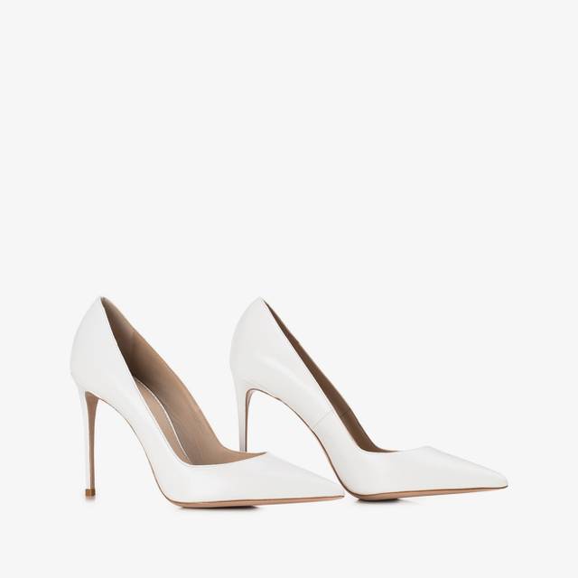 Le Silla Décolleté pelle bianca Offerta Anniversario