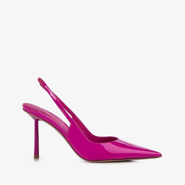 Le Silla Slingback vernice fucsia bouganville Offerte esclusive