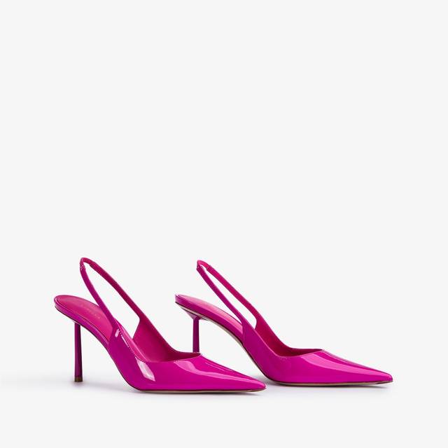 Le Silla Slingback vernice fucsia bouganville Offerte esclusive