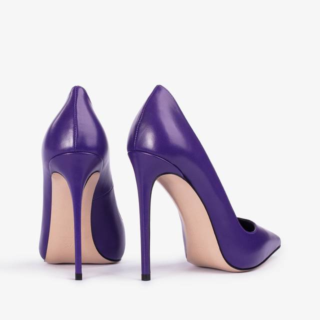 Le Silla Décolleté pelle viola kamala Offerte stagionali