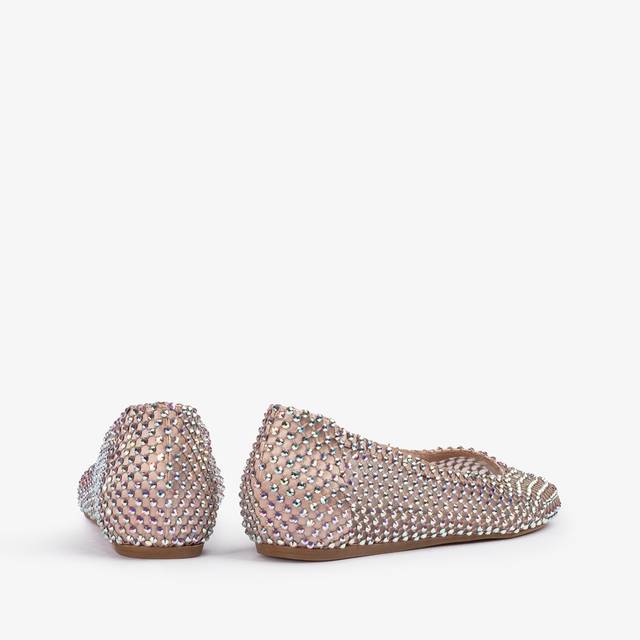 Le Silla Ballerina gioiello rete nude skin con Cristalli Offerte speciali