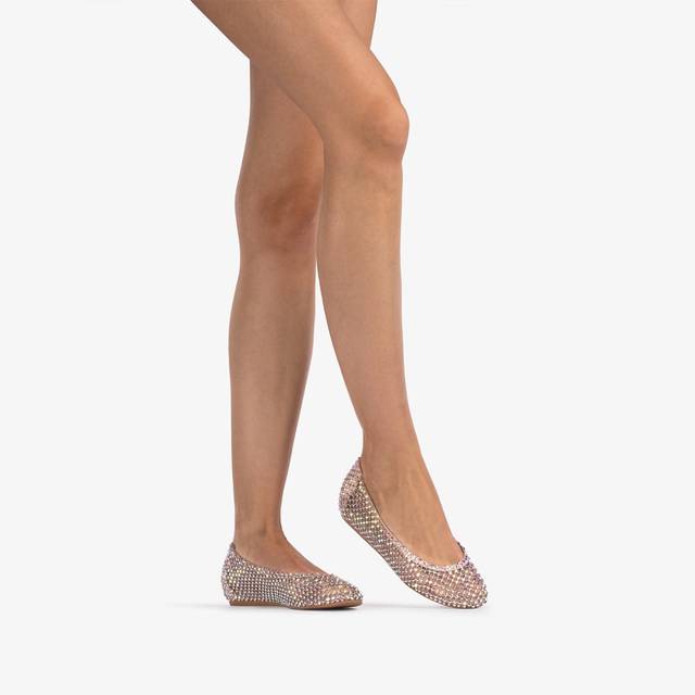 Le Silla Ballerina gioiello rete nude skin con Cristalli Offerte speciali