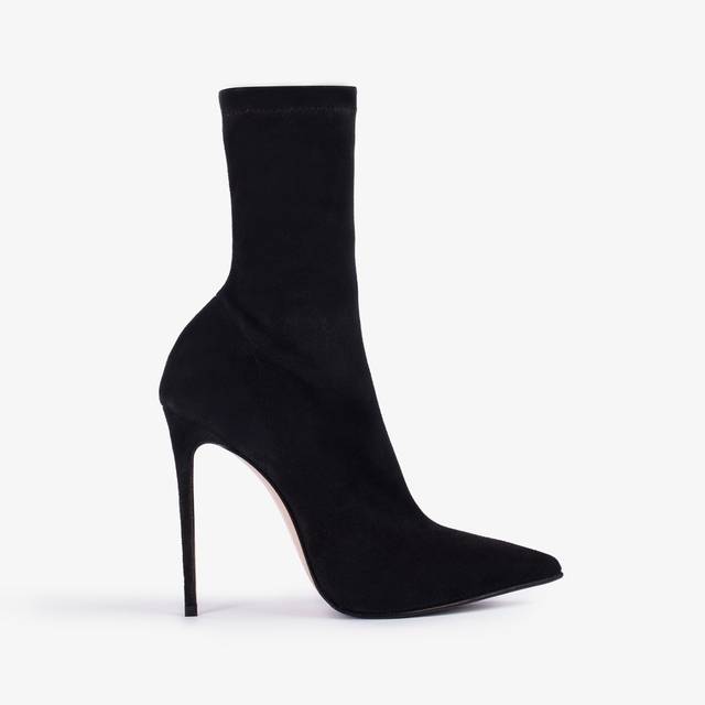 Le Silla Stivaletto camoscio stretch nero Qualità