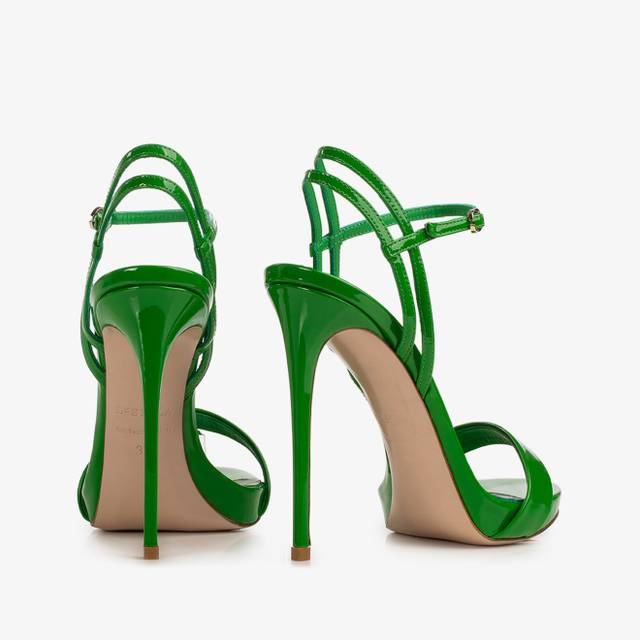 Le Silla Sandalo vernice verde emerald Acquista Ora