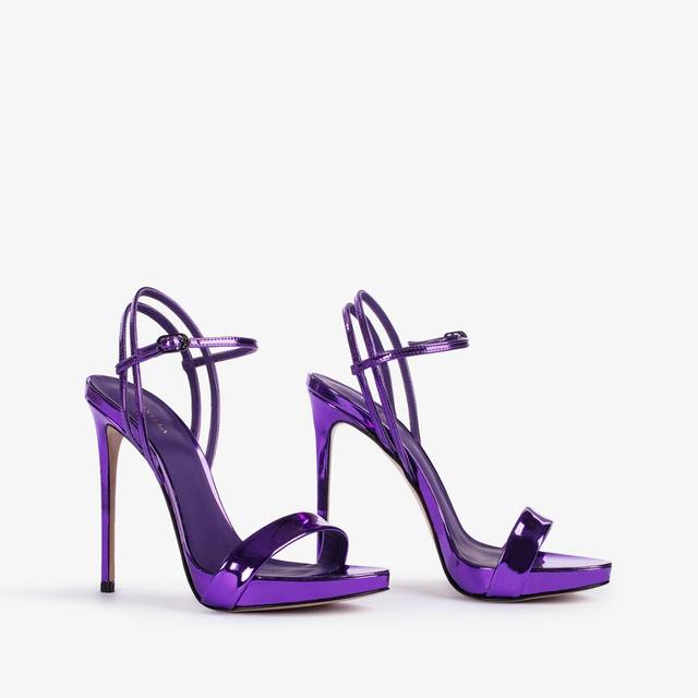 Le Silla Sandalo metallizzato viola kamala Consegna Veloce