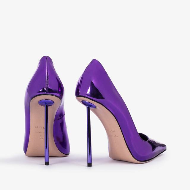 Le Silla Décolleté metallizzata viola kamala Novità