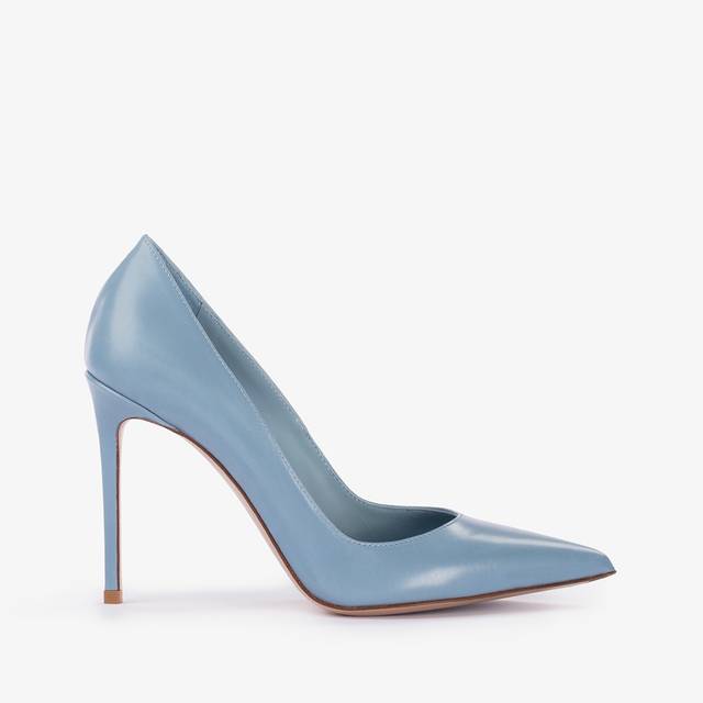 Le Silla Décolleté pelle azzurro nilo Vendite Flash