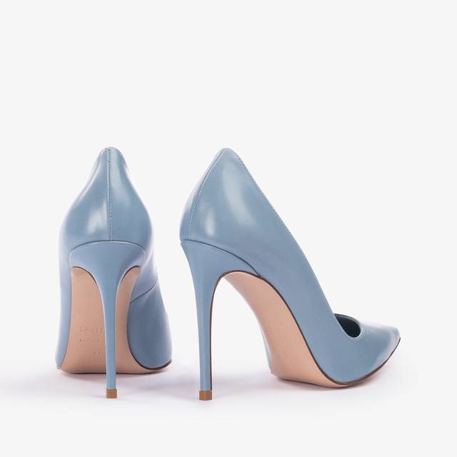 Le Silla Décolleté pelle azzurro nilo Vendite Flash