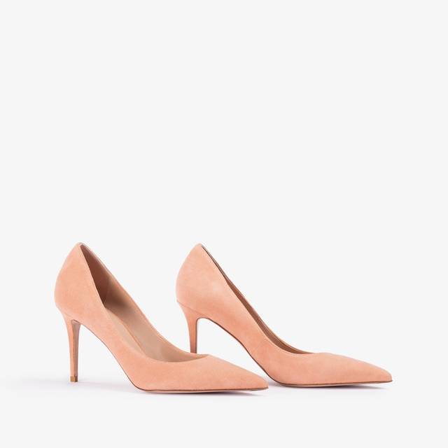Le Silla Décolleté camoscio nude phard In Saldo
