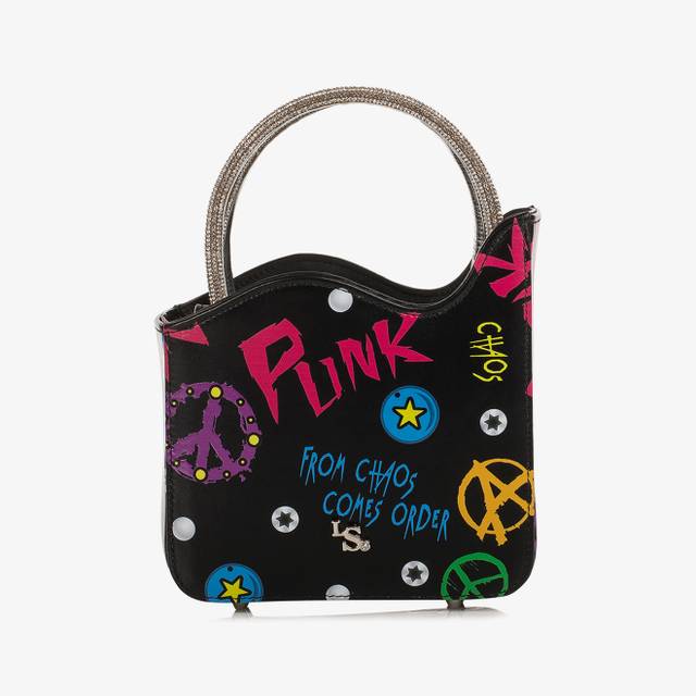 Le Silla Mini bag pelle nera e fucsia e Cristalli Black Friday