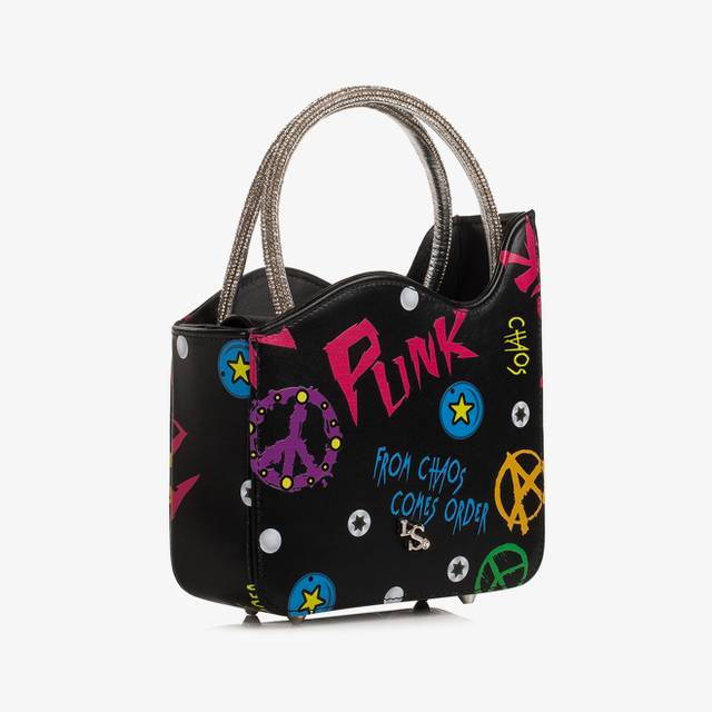 Le Silla Mini bag pelle nera e fucsia e Cristalli Black Friday