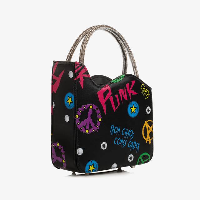 Le Silla Mini bag pelle nera e fucsia e Cristalli Black Friday