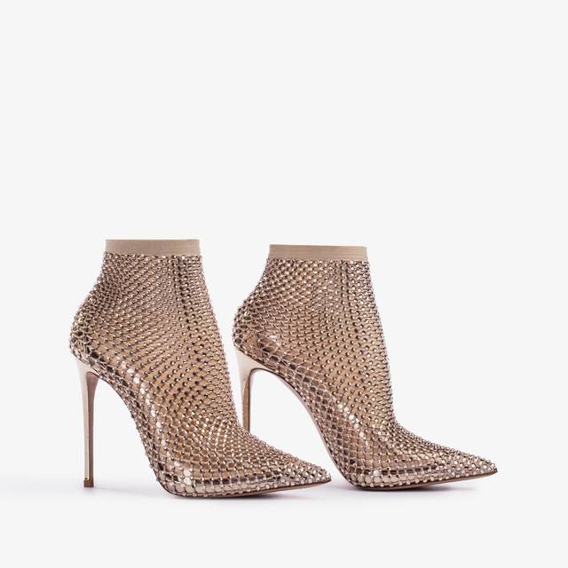 Le Silla Stivaletto calza platino e Cristalli Offerta natalizia