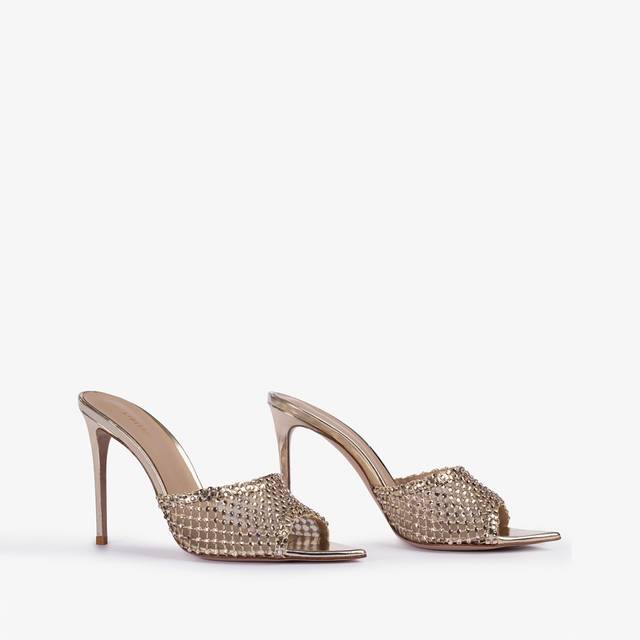 Le Silla Sandalo gioiello rete platino con Cristalli Offerta Pasqua