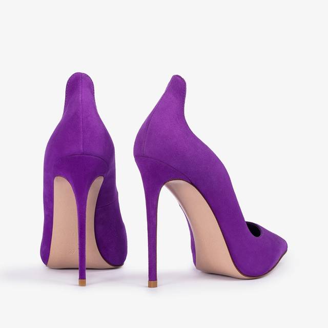 Le Silla Décolleté camoscio viola queen Offerta Anniversario