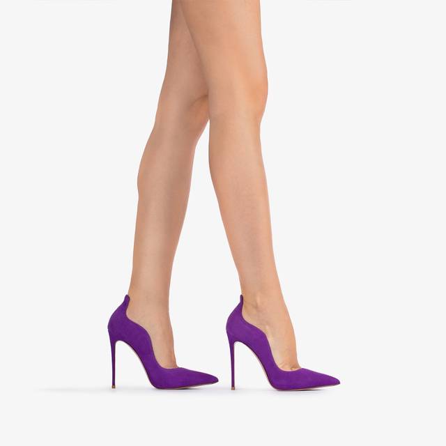 Le Silla Décolleté camoscio viola queen Offerta Anniversario