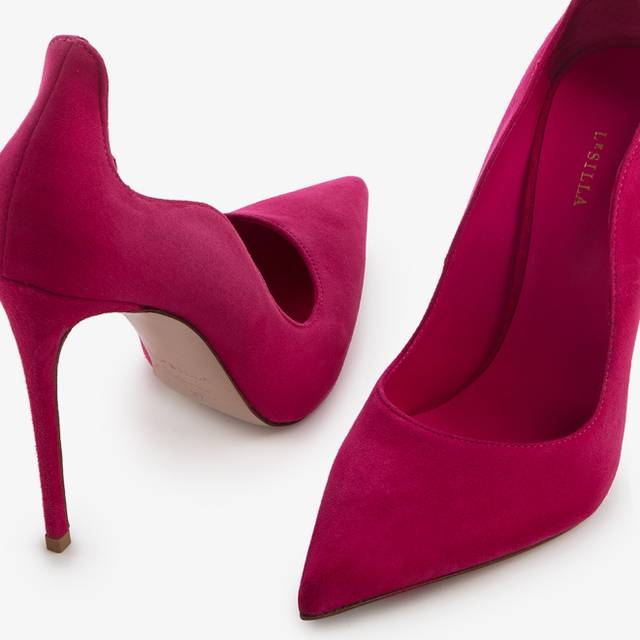Le Silla Décolleté camoscio fucsia cosmopolitan Smaltimento dello stoccaggio