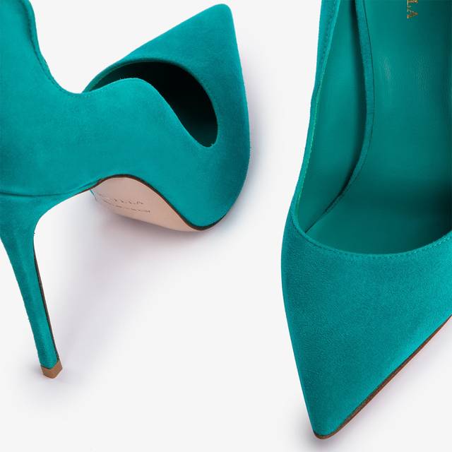 Le Silla Décolleté camoscio verde procida Vendita calda