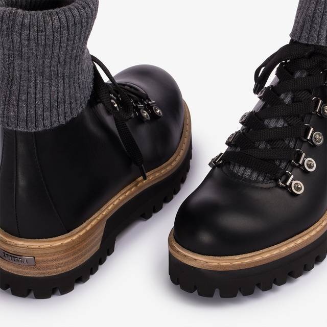 Le Silla Stivaletto trekking pelle nera Offerte esclusive