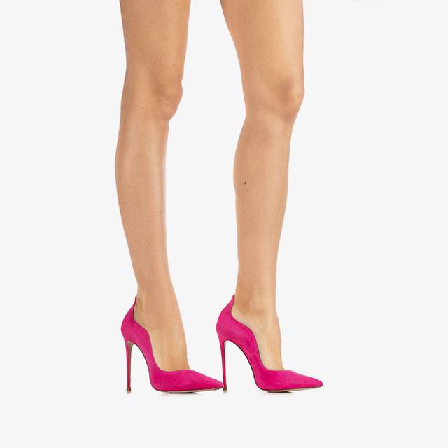 Le Silla Décolleté camoscio fucsia bouganville Offerte giornaliere