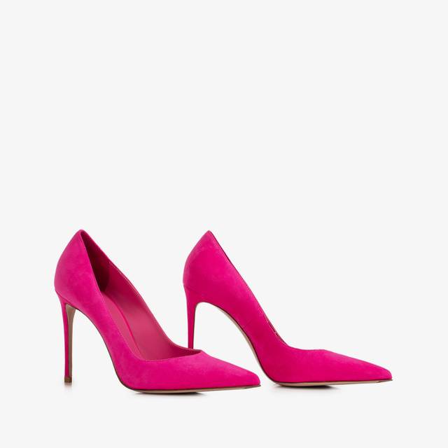 Le Silla Décolleté camoscio fucsia bouganville Offerte speciali