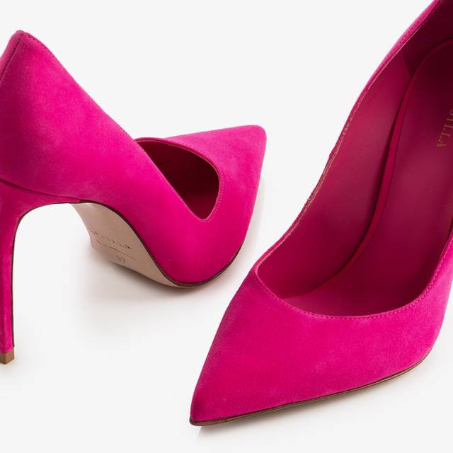 Le Silla Décolleté camoscio fucsia bouganville Offerte speciali