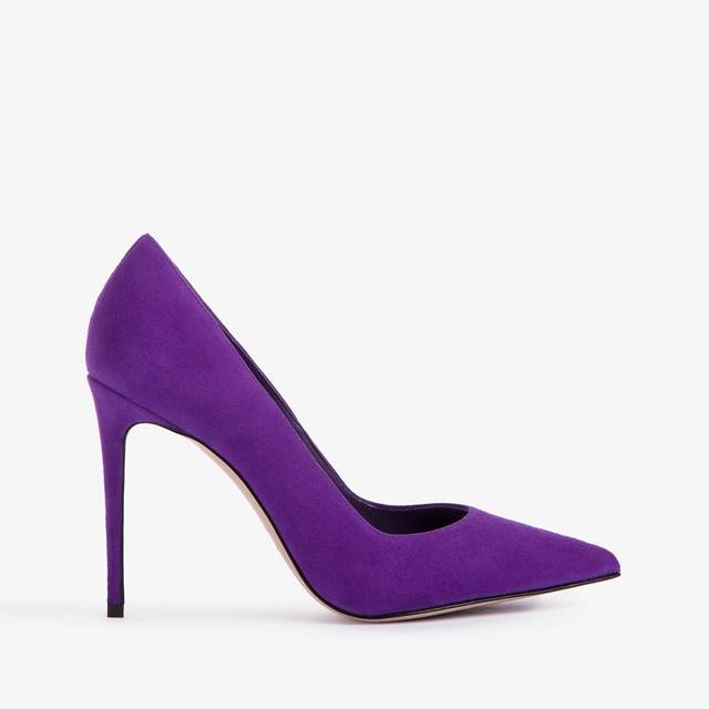 Le Silla Décolleté camoscio viola kamala Sconti VIP