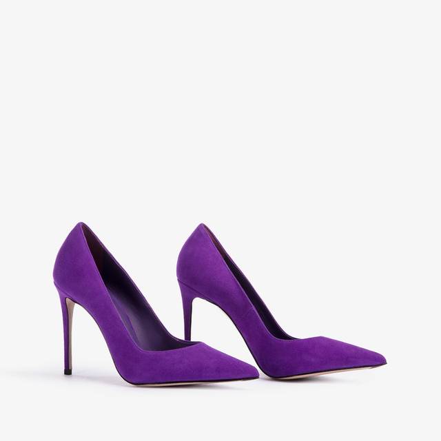 Le Silla Décolleté camoscio viola kamala Sconti VIP