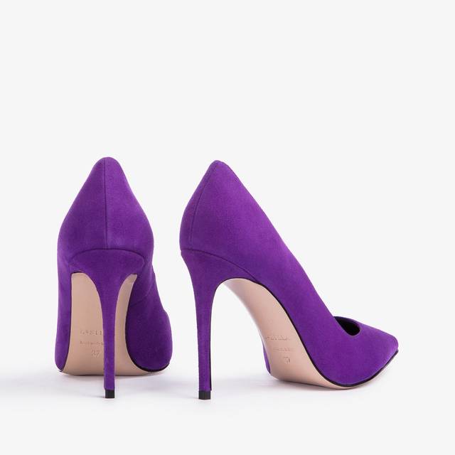 Le Silla Décolleté camoscio viola kamala Sconti VIP
