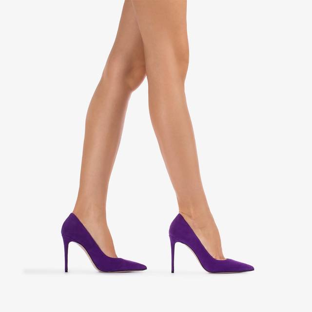 Le Silla Décolleté camoscio viola kamala Sconti VIP