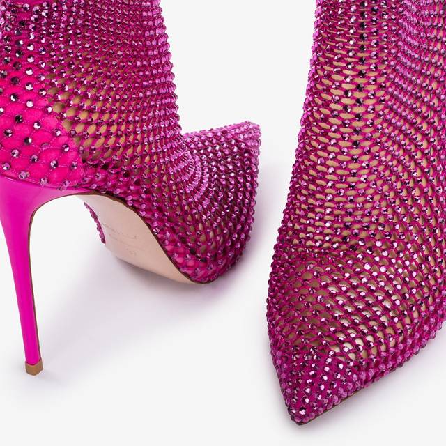 Le Silla Stivaletto calza fucsia bouganville e Cristalli Ultimi due giorni