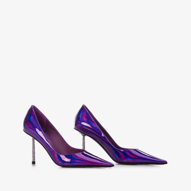 Le Silla Décolleté iridescente viola kamala Fino al 55% di sconto