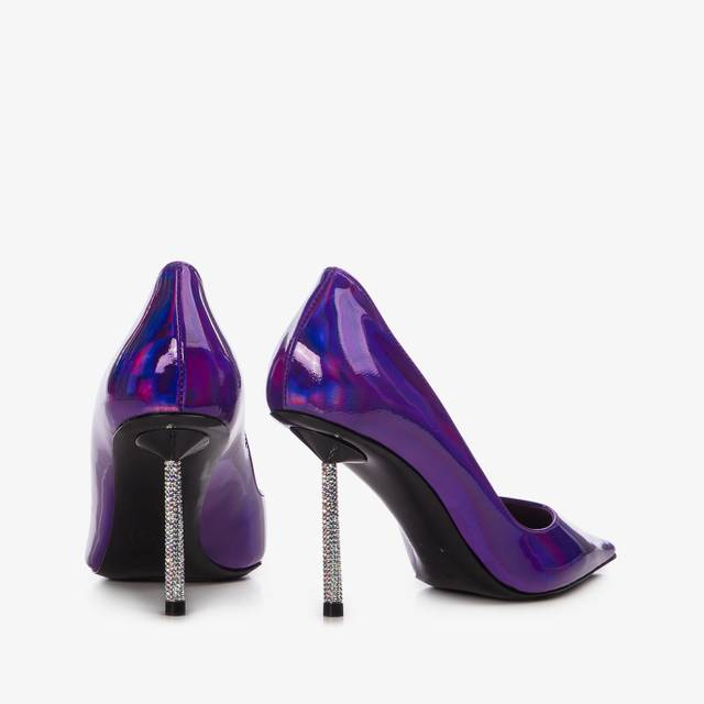 Le Silla Décolleté iridescente viola kamala Fino al 55% di sconto