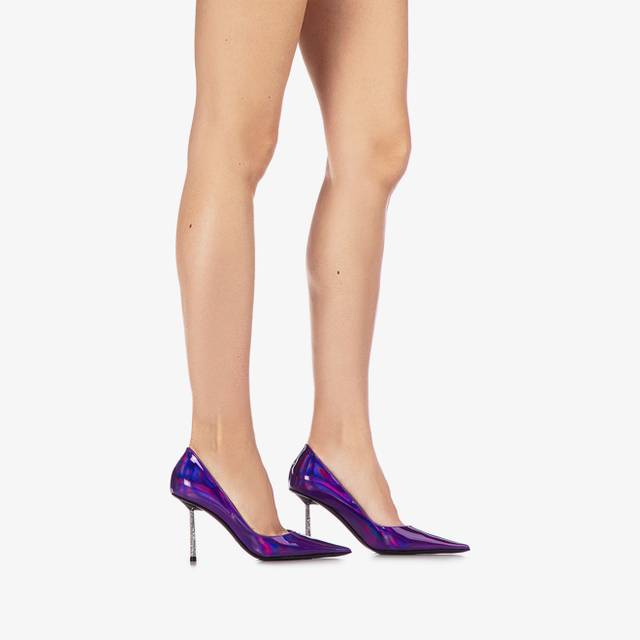 Le Silla Décolleté iridescente viola kamala Fino al 55% di sconto