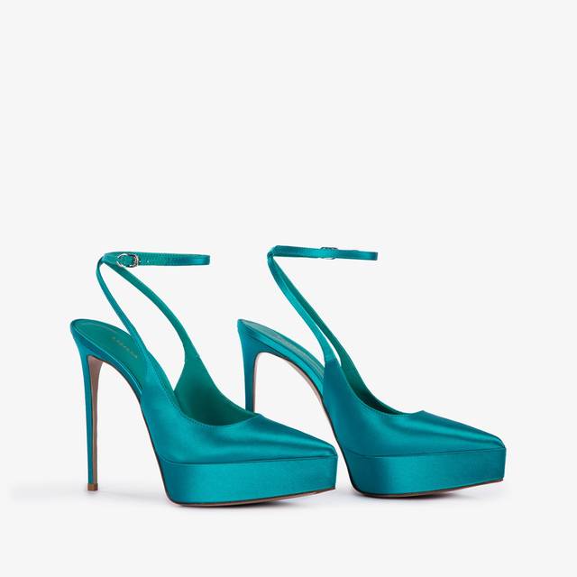 Le Silla Slingback con plateau raso verde procida Black Friday Prezzi