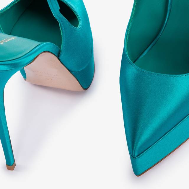 Le Silla Slingback con plateau raso verde procida Black Friday Prezzi