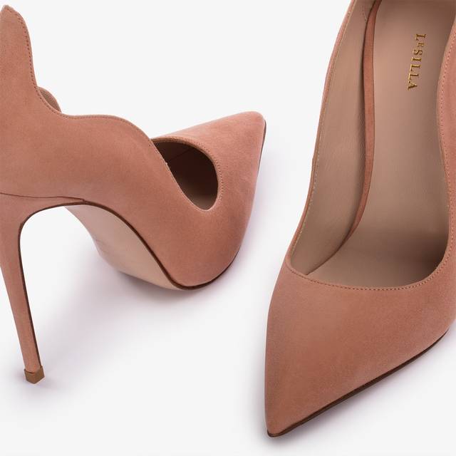 Le Silla Décolleté camoscio nude phard 2025