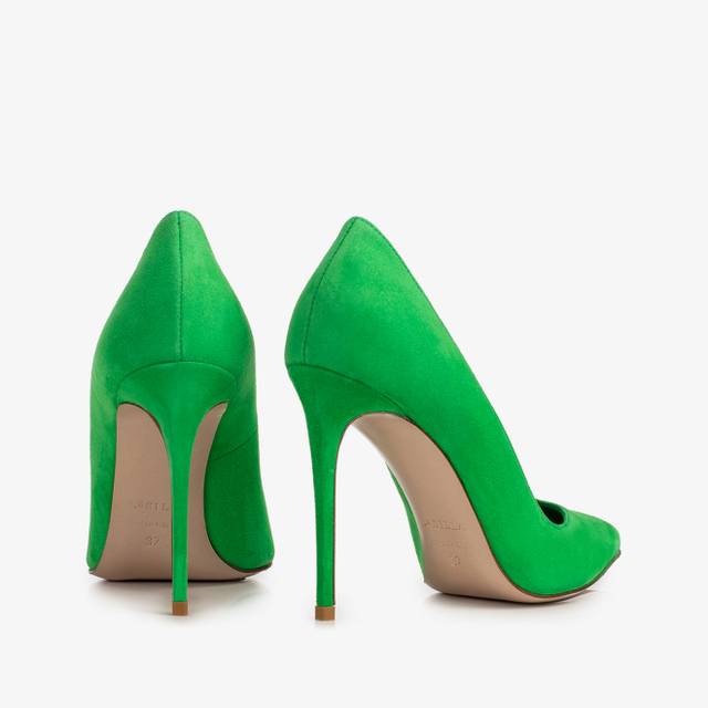 Le Silla Décolleté camoscio verde emerald Negozi Online