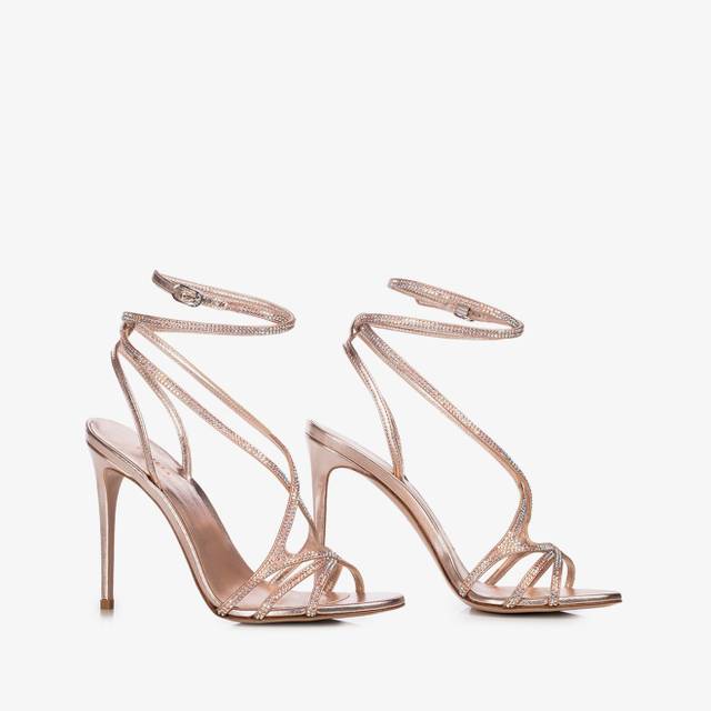 Le Silla Sandalo cristalli nude phard Consegna Veloce