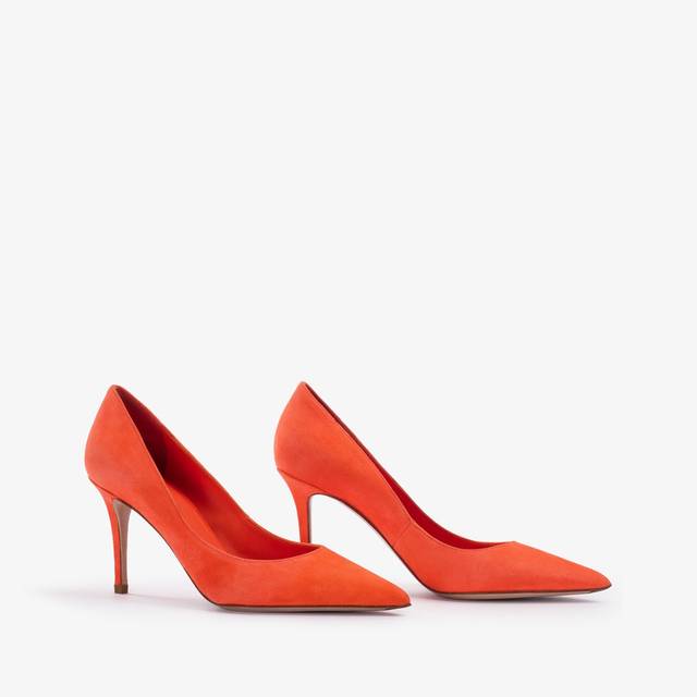 Le Silla Décolleté camoscio arancione punch Affare Del Giorno