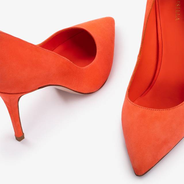 Le Silla Décolleté camoscio arancione punch Affare Del Giorno