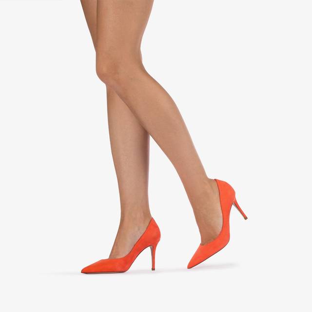 Le Silla Décolleté camoscio arancione punch Affare Del Giorno