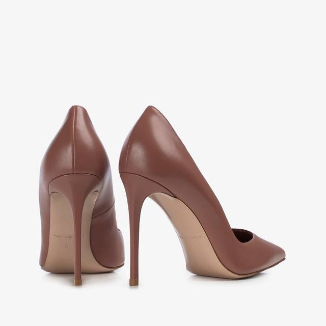 Le Silla Décolleté pelle marrone cake Convenienza