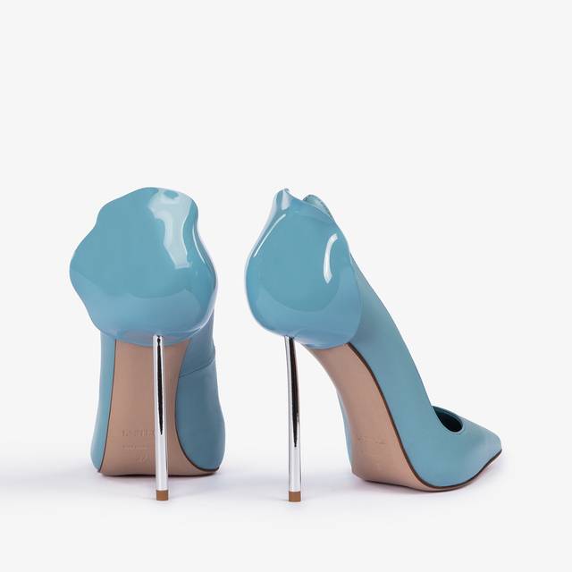 Le Silla Décolleté pelle azzurra sugar Sconto