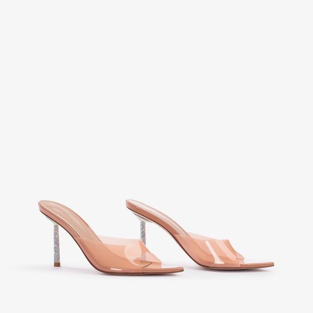 Le Silla Sandalo mule plexy nude phard con Cristalli I Più Venduti