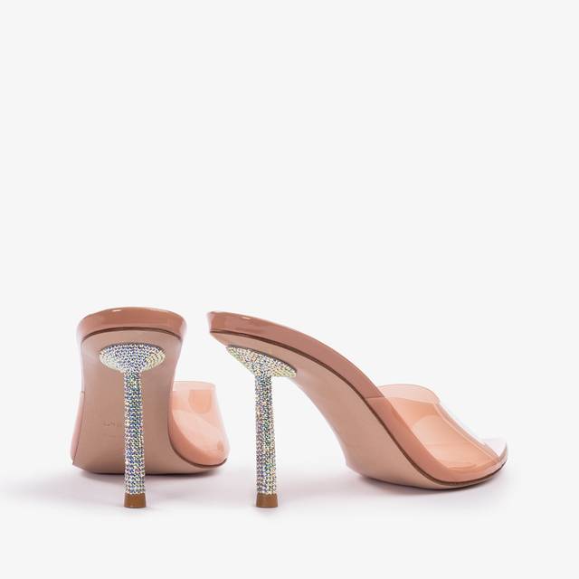 Le Silla Sandalo mule plexy nude phard con Cristalli I Più Venduti