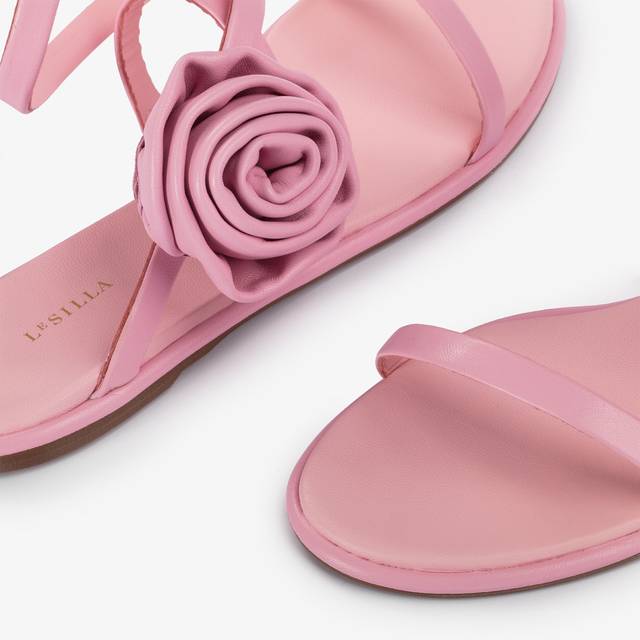 Le Silla Sandalo pelle rosa dea Nuova