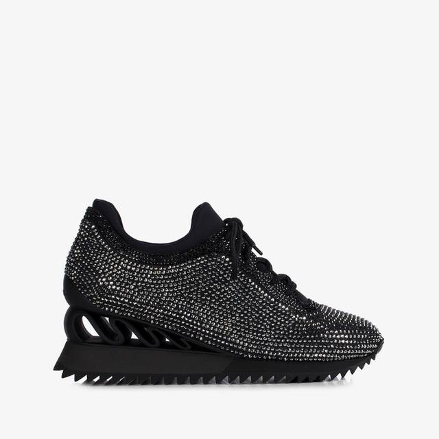 Le Silla Sneaker Cristalli nera Online Outlet