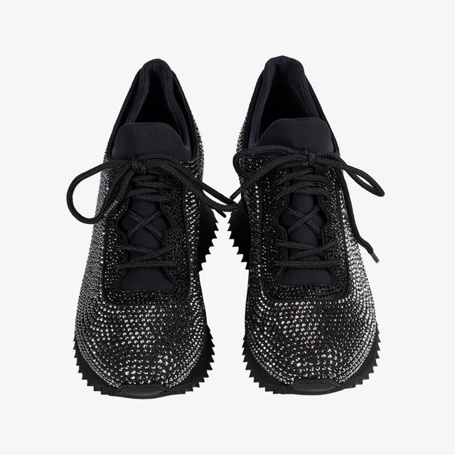 Le Silla Sneaker Cristalli nera Online Outlet